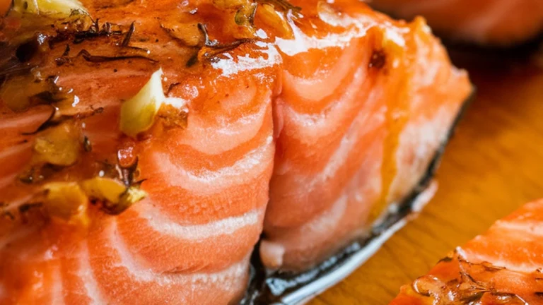 Honey Garlic Glazed Salmon - Featured