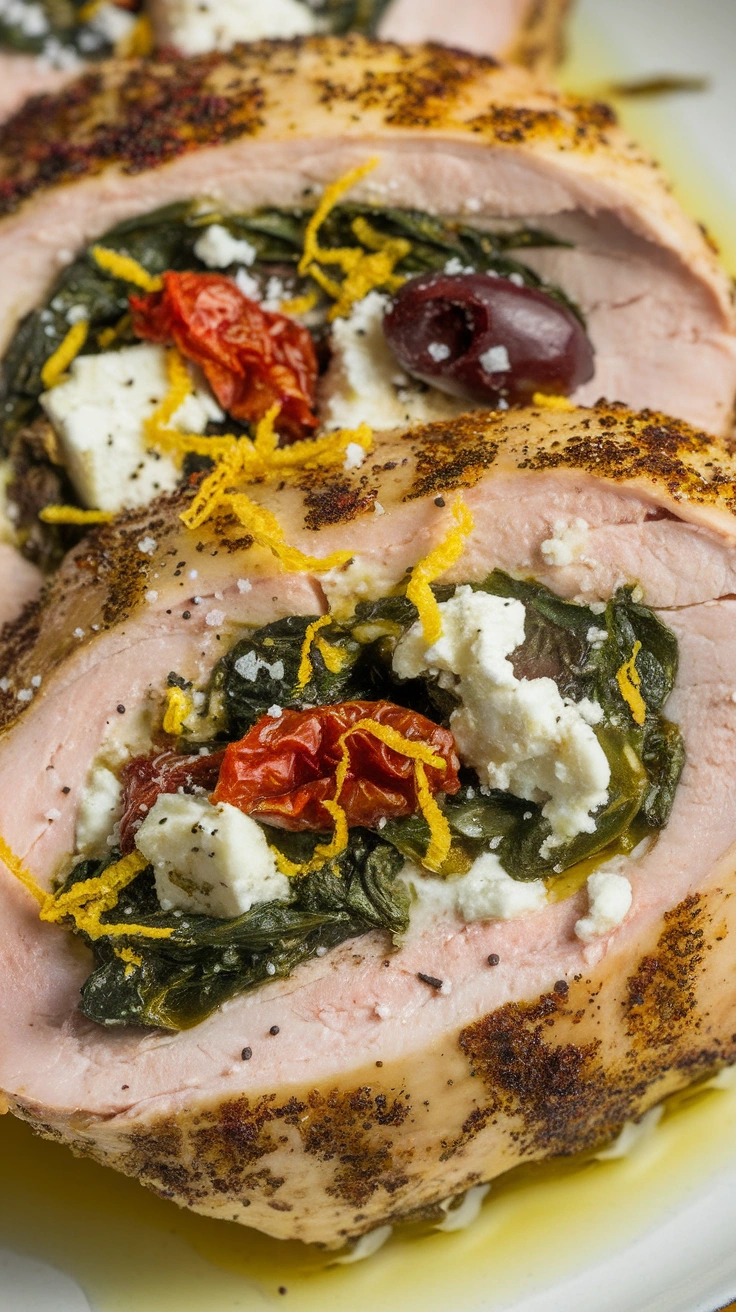 Mediterranean Stuffed Chicken Breast