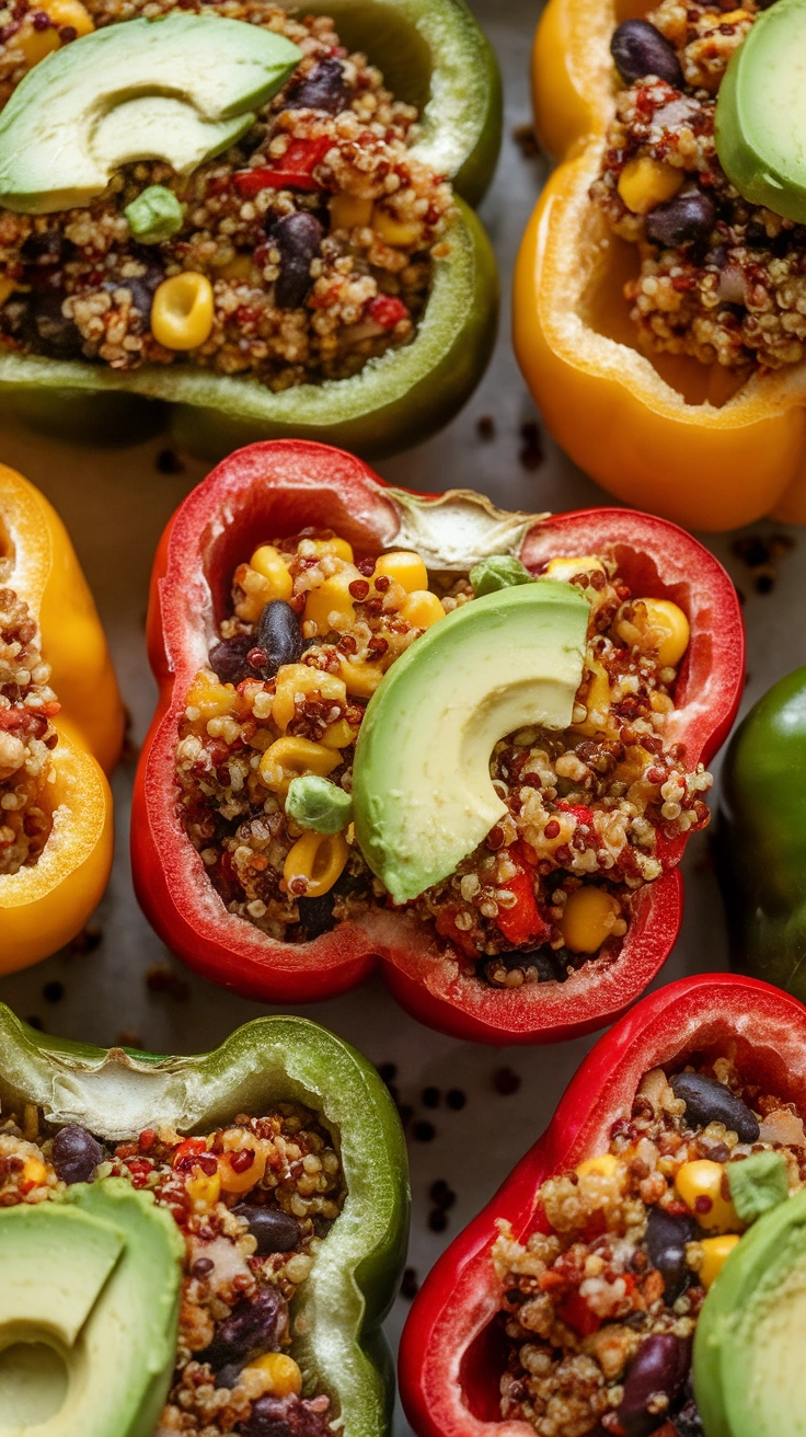 Quinoa Stuffed Bell Peppers