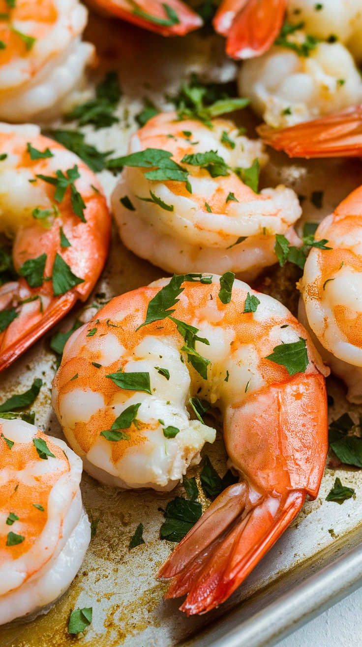 Sheet Pan Garlic Butter Shrimp