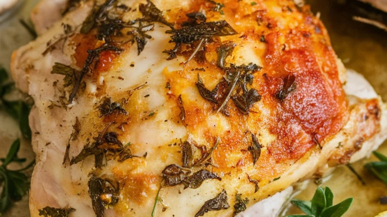 Sheet Pan Lemon Herb Chicken - Featured