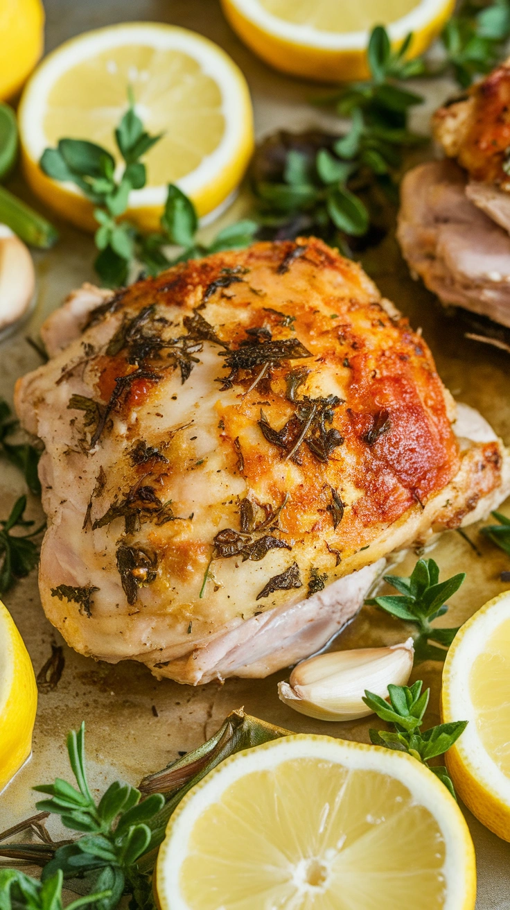 Sheet Pan Lemon Herb Chicken