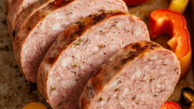 Sheet Pan Turkey Sausage and Bell Peppers - Featured