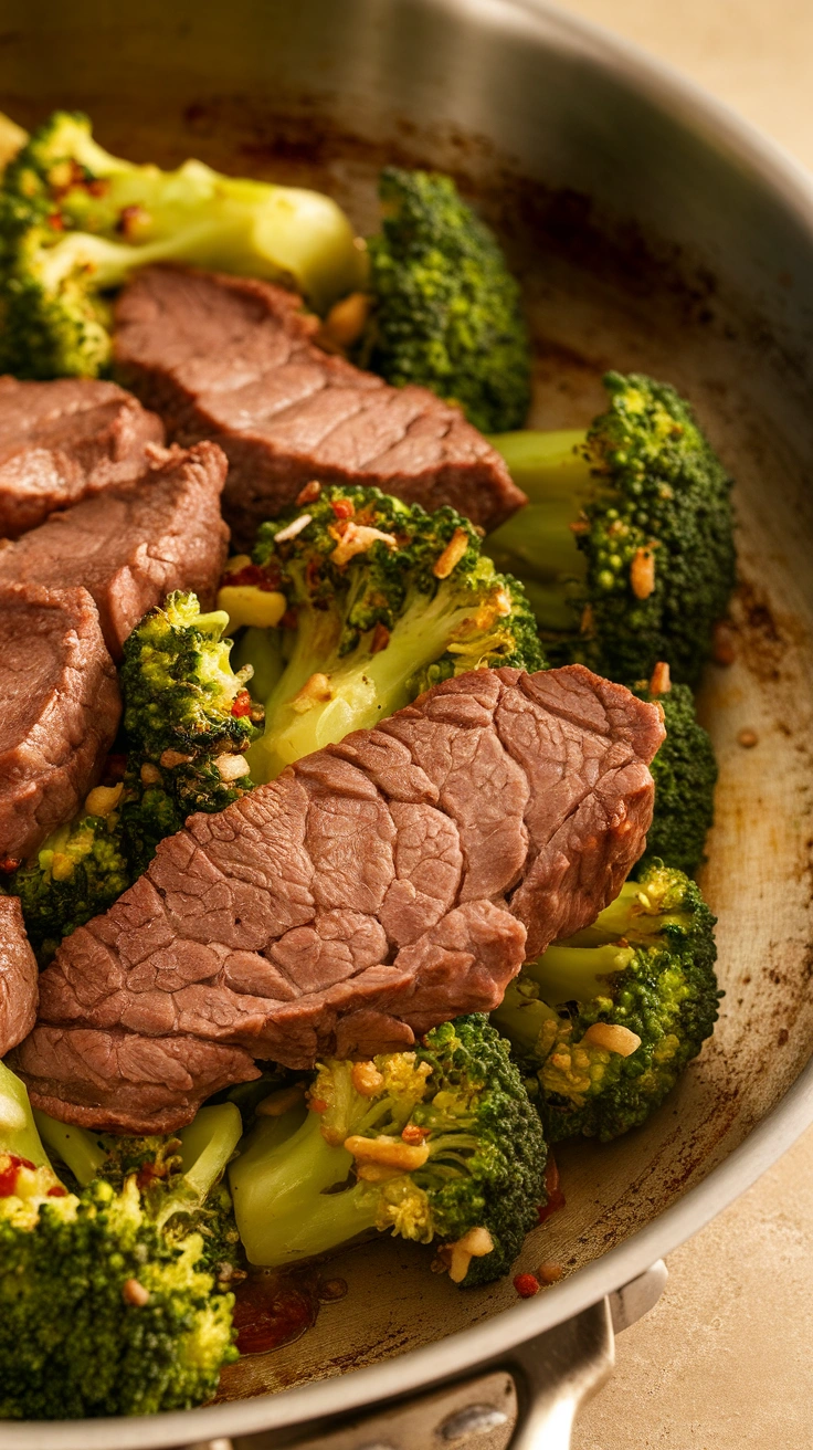 Skillet Beef and Broccoli Stir-Fry