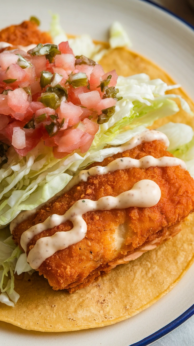 Baja-Style Battered Fish Tacos