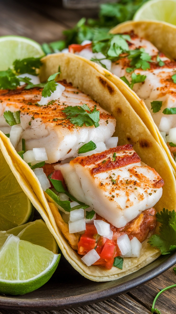 Baja-Style Mahi Mahi Tacos