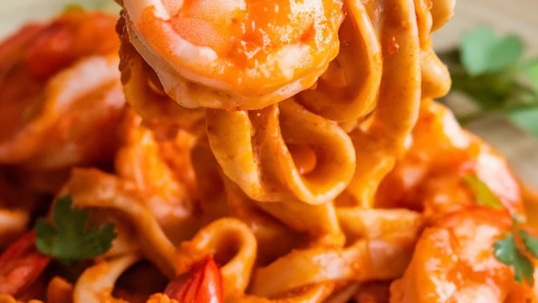 Bang Bang Shrimp Pasta - Featured