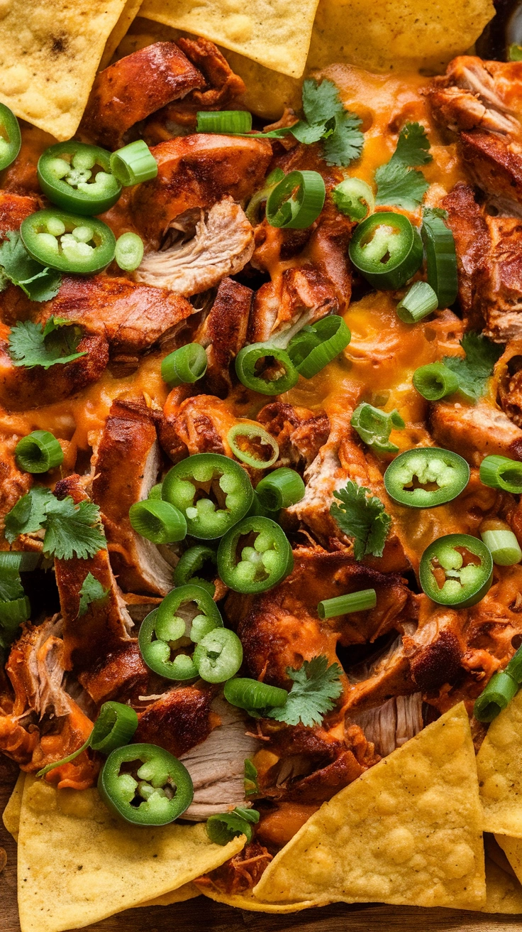BBQ Chicken Sheet Pan Nachos