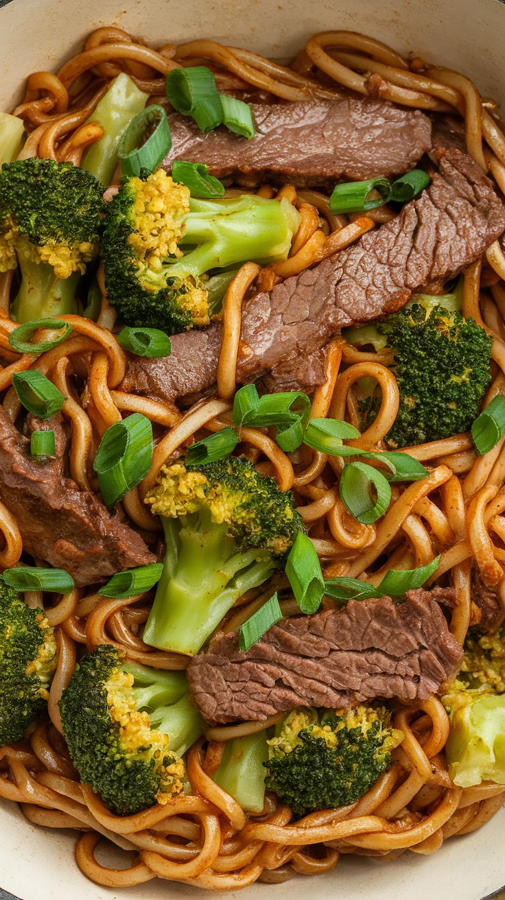 Beef and Broccoli Lo Mein