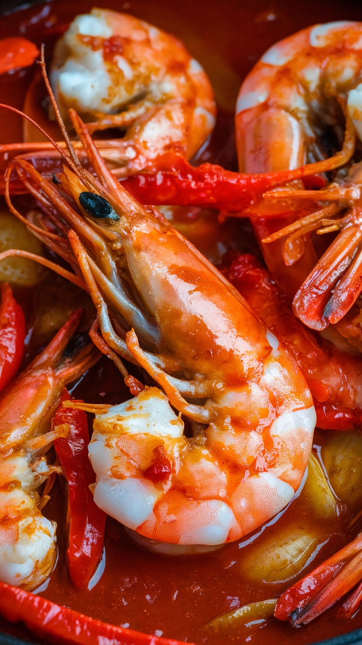 Camarones a la Diabla