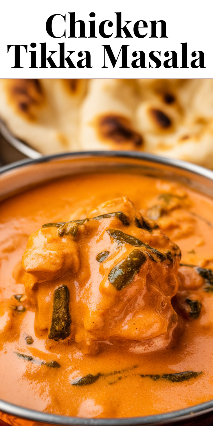 Pinterest Pin for Chicken Tikka Masala