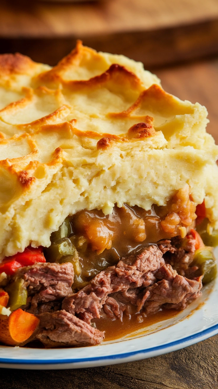 Classic Cottage Pie with Mashed Potato Topping
