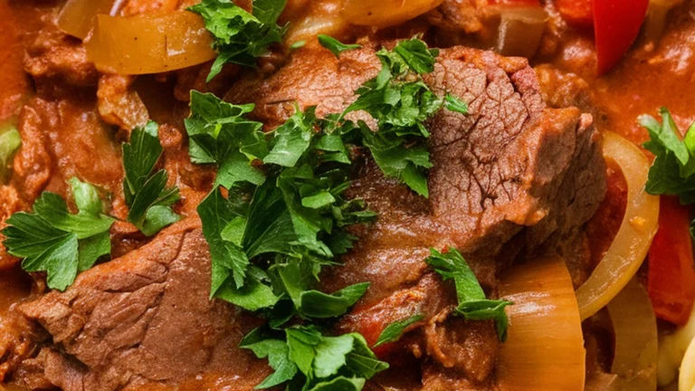 Classic Paprika Beef Goulash - Featured