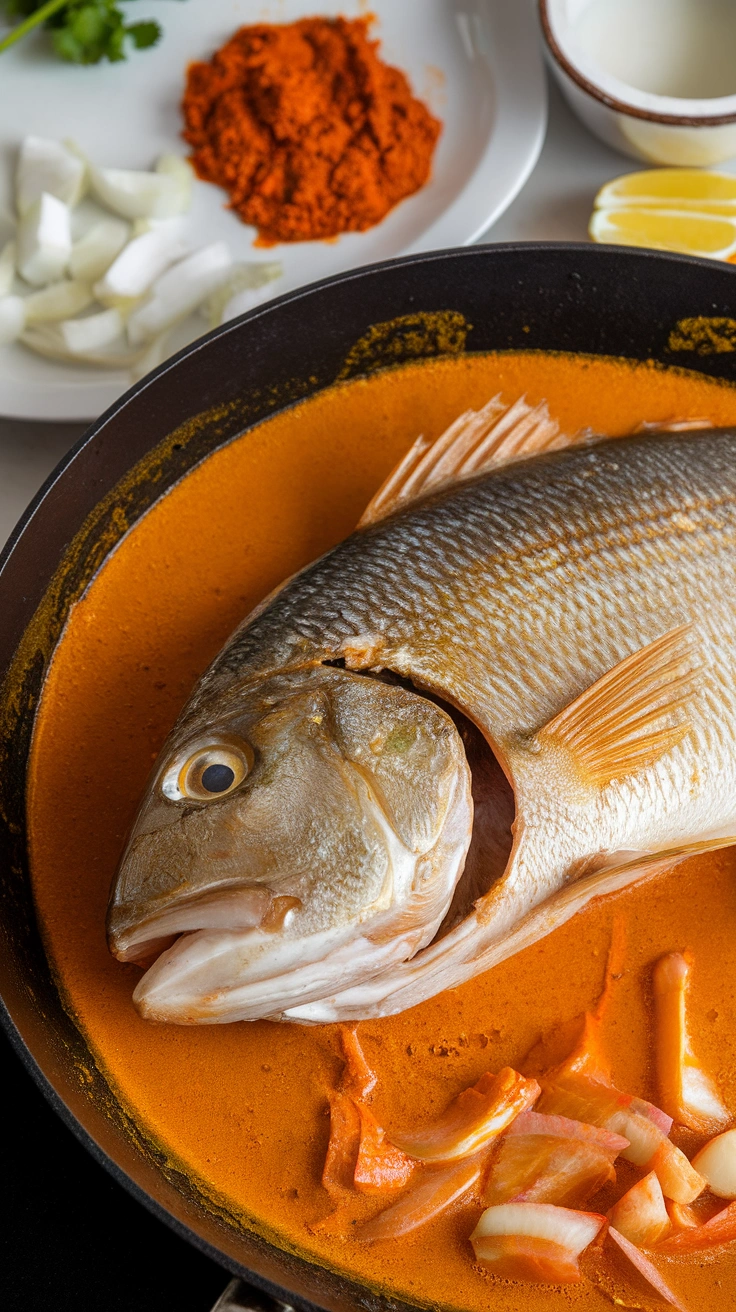 Coconut Curry Red Snapper