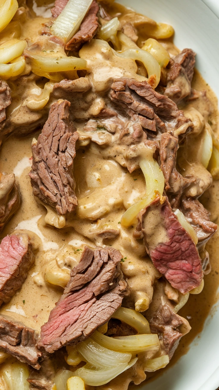 Creamy Beef Stroganoff
