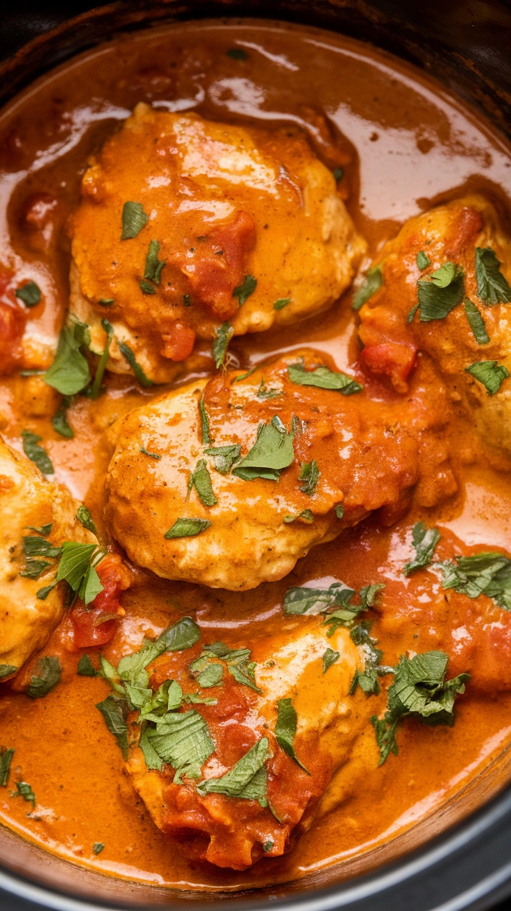 Creamy Slow Cooker Chicken Tikka Masala