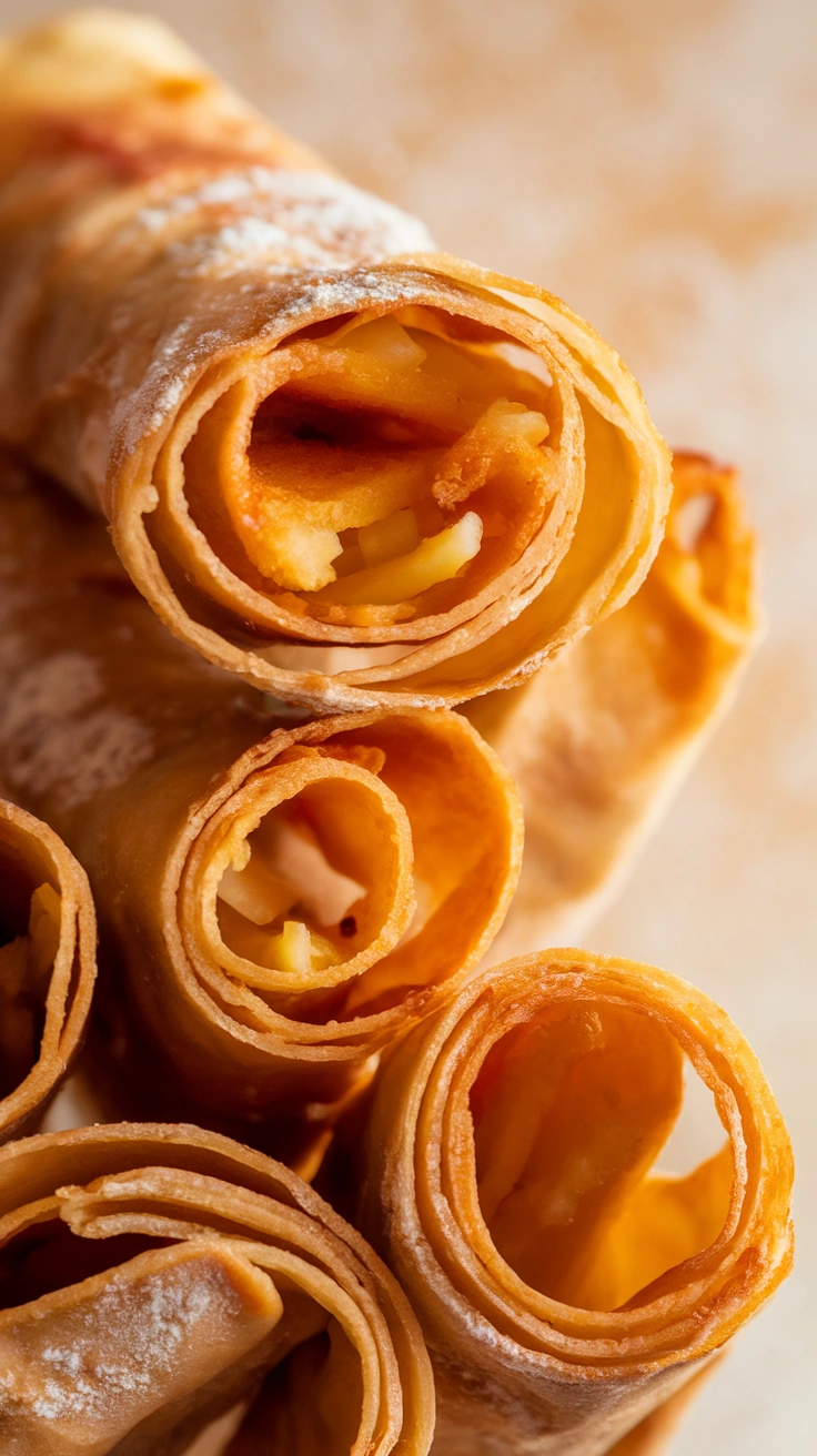 Crispy Potato and Cheese Flautas