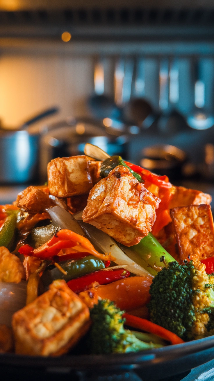 Crispy Tofu and Vegetable Stir-Fry