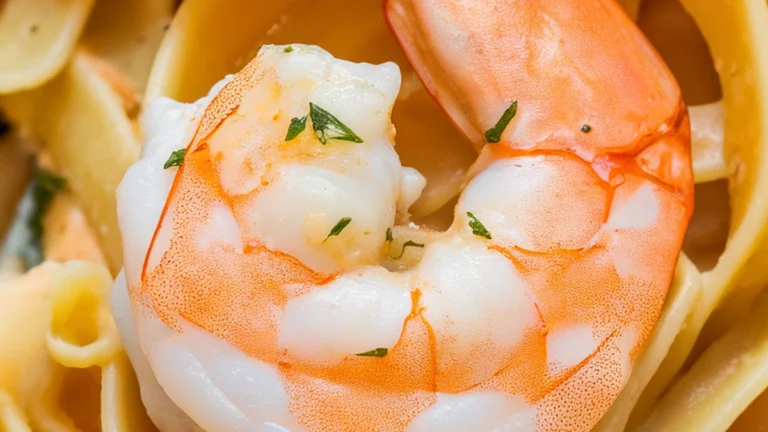 Garlic Butter Shrimp Pasta - Featured