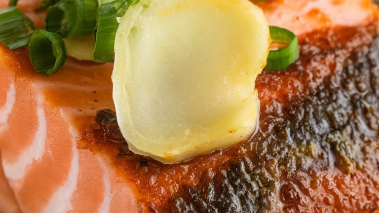 Ginger Soy Steamed Salmon - Featured