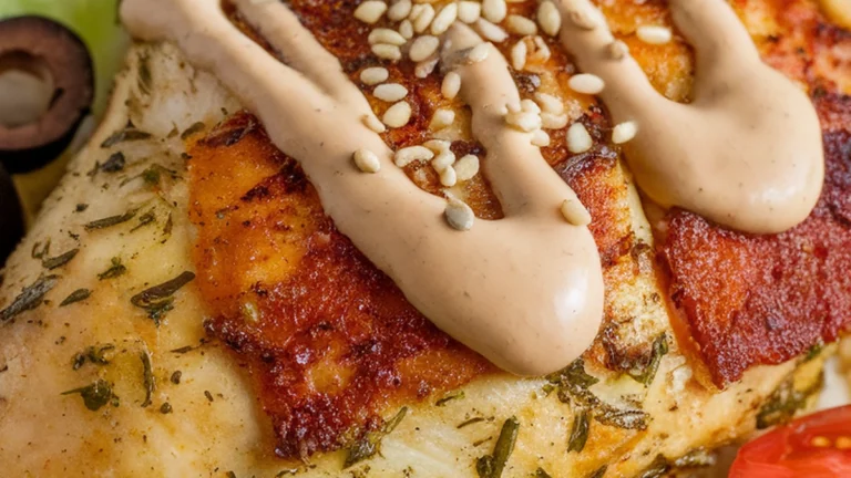 Greek Chicken Bowls with Tahini Dressing - Featured