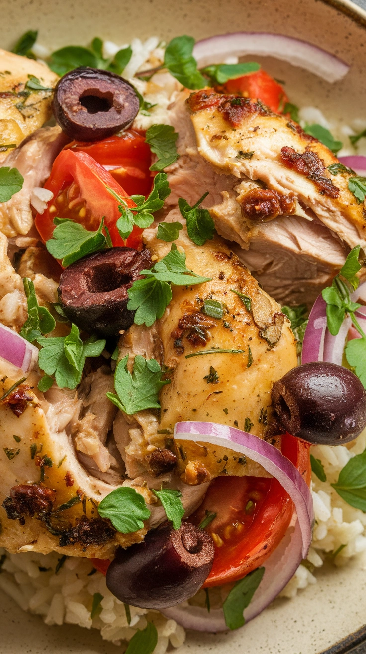 Greek Style Chicken Bowls