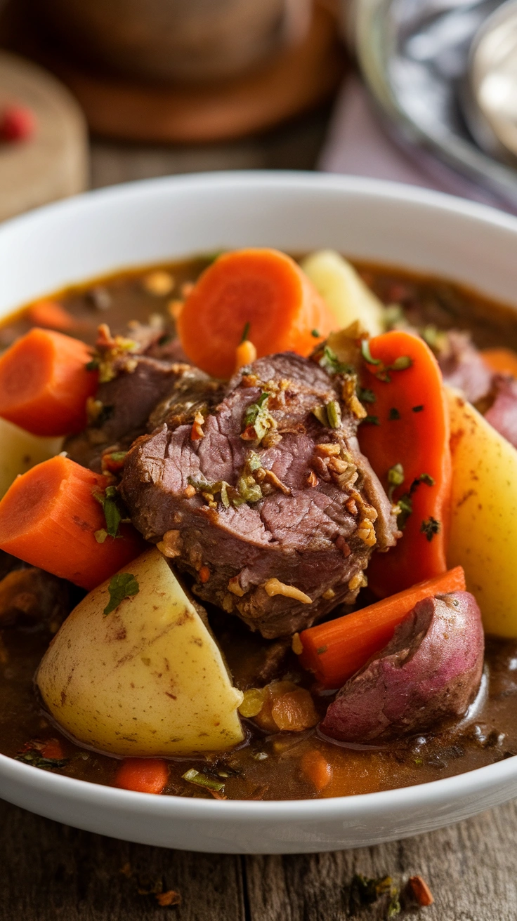 Hearty Lamb and Root Vegetable Stew
