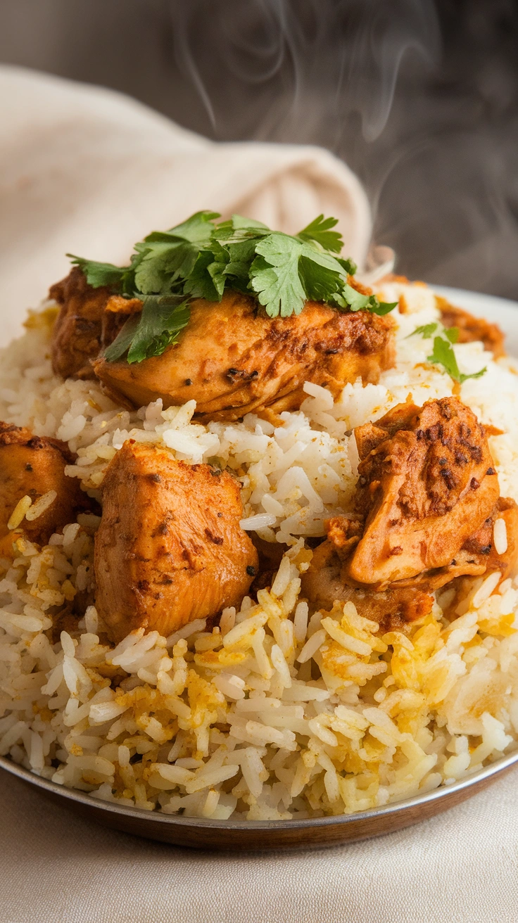 Indian Spiced Chicken Biryani