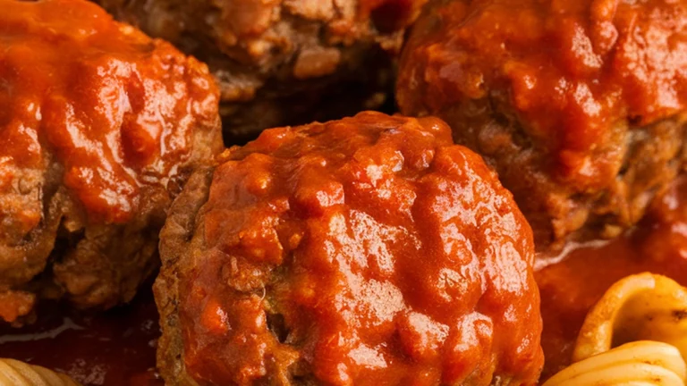 Italian Style Beef Meatball Stew - Featured