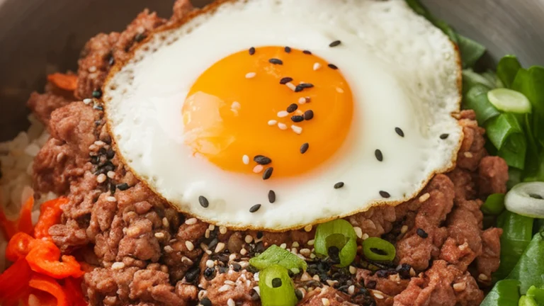 Korean-Style Ground Beef Bowls - Featured
