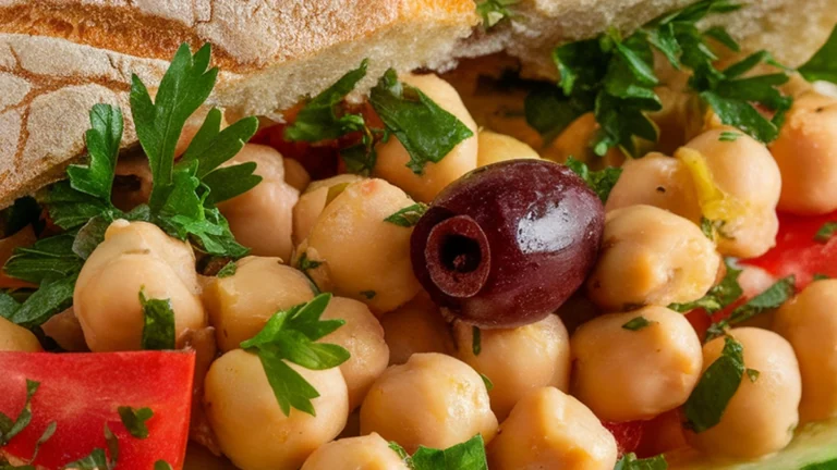 Mediterranean Chickpea Salad Sandwiches - Featured