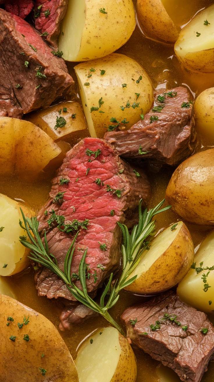 Old-Fashioned Beef and Potato Stew