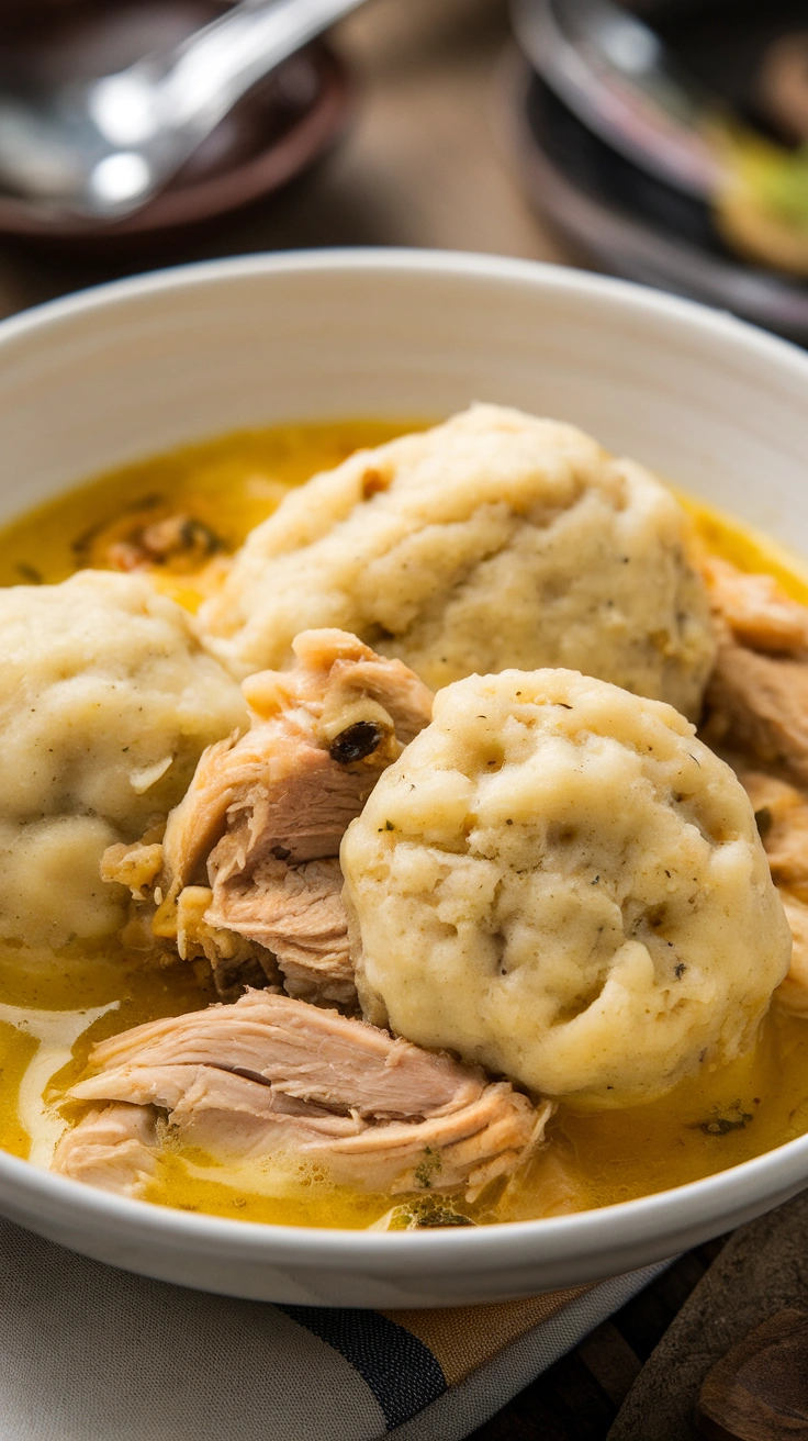 Old-Fashioned Chicken and Dumplings