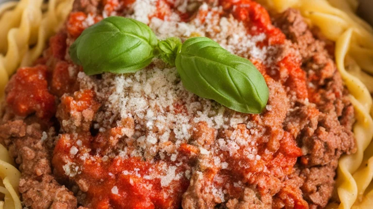 One-Pot Ground Beef Pasta - Featured