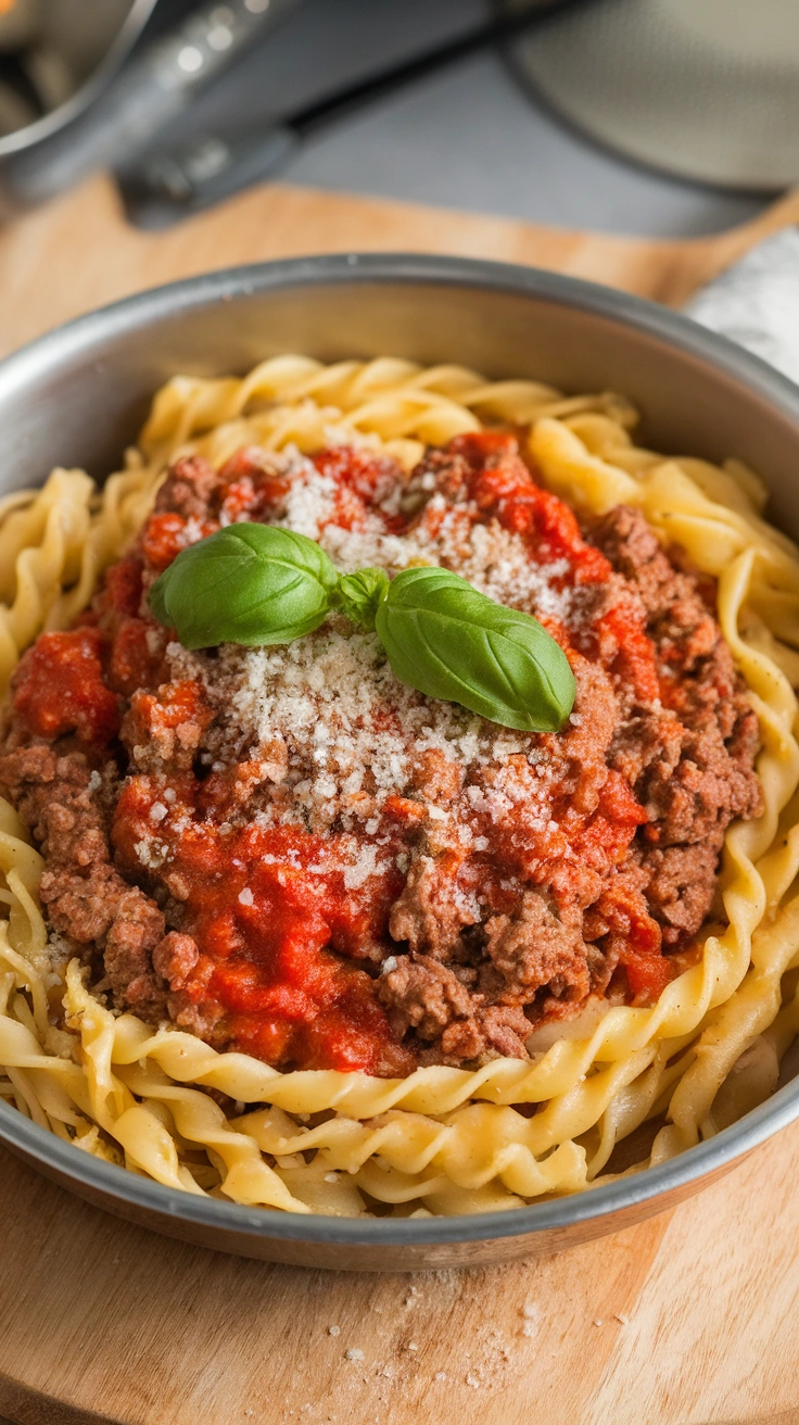 One-Pot Ground Beef Pasta