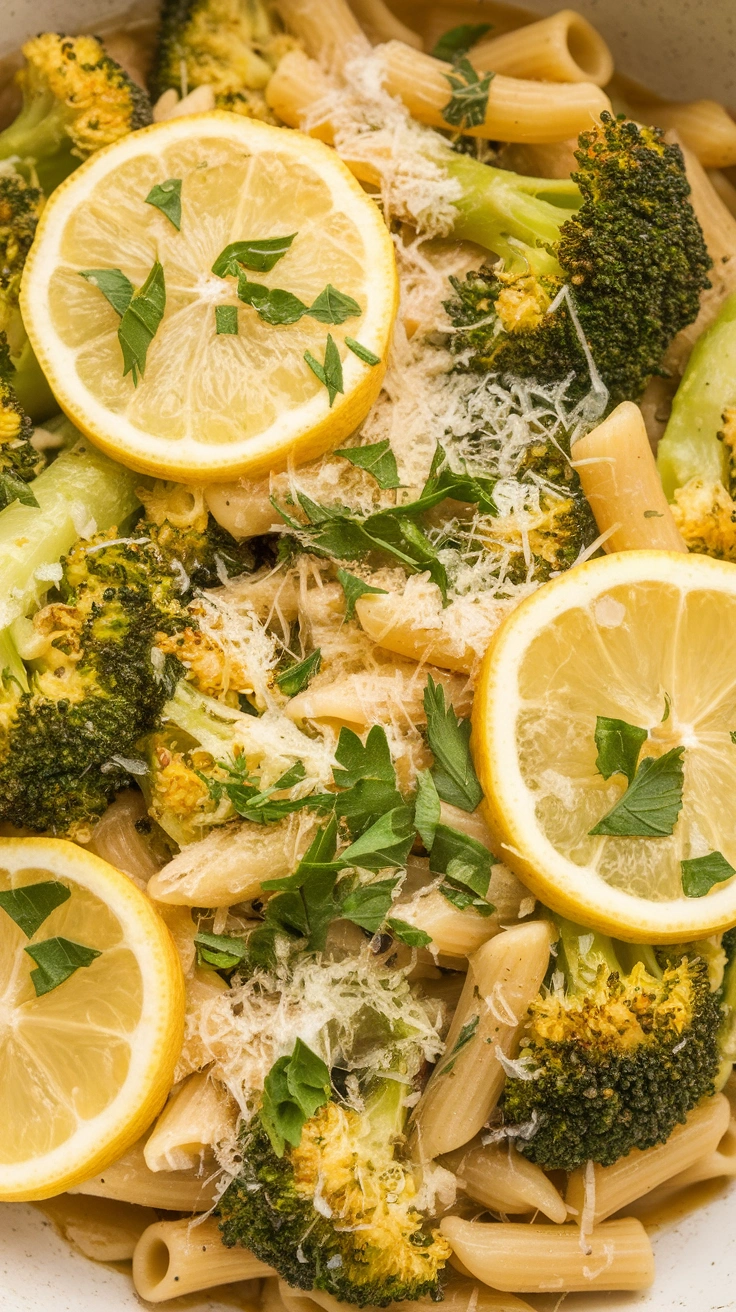 One-Pot Pasta with Broccoli and Lemon