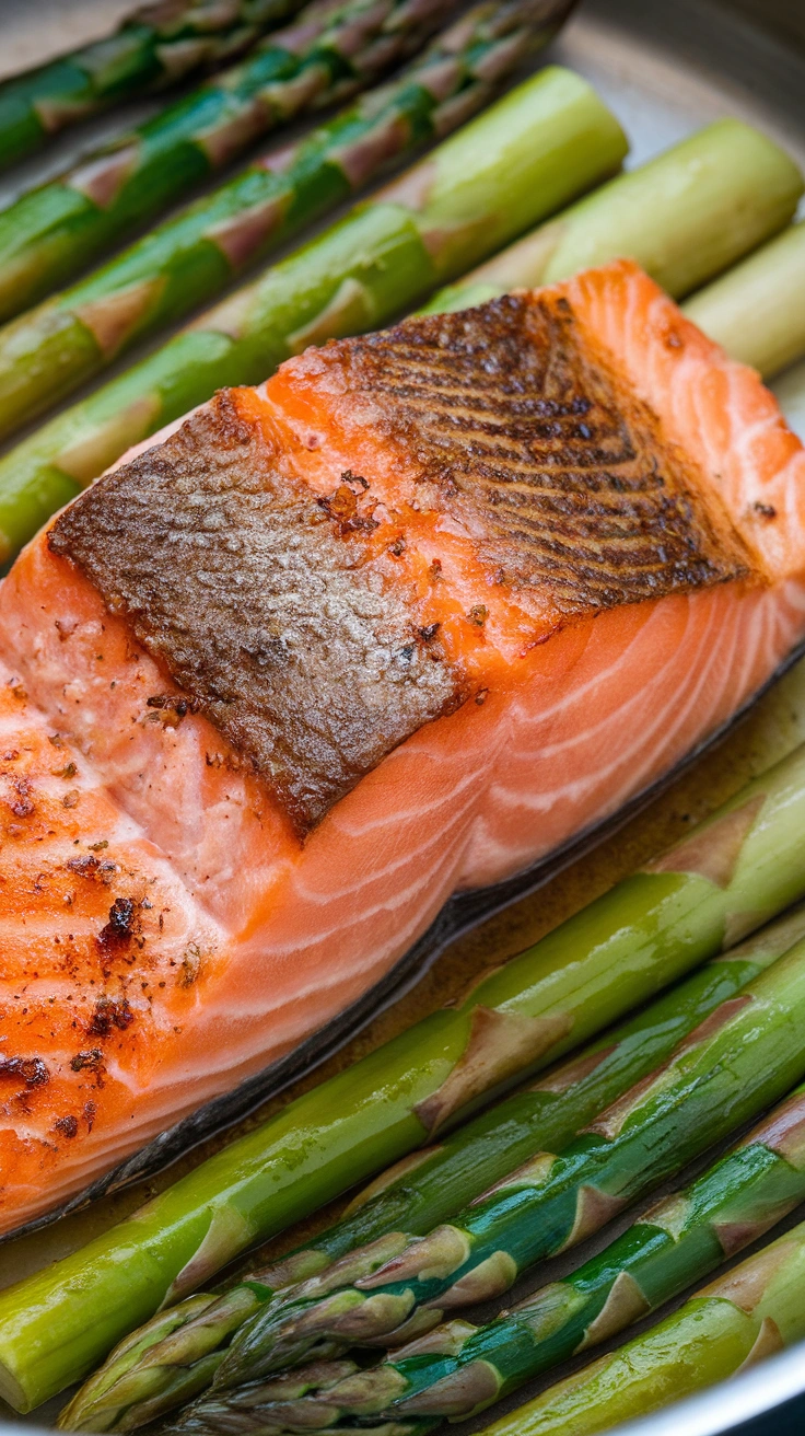 Pan-Seared Salmon with Asparagus