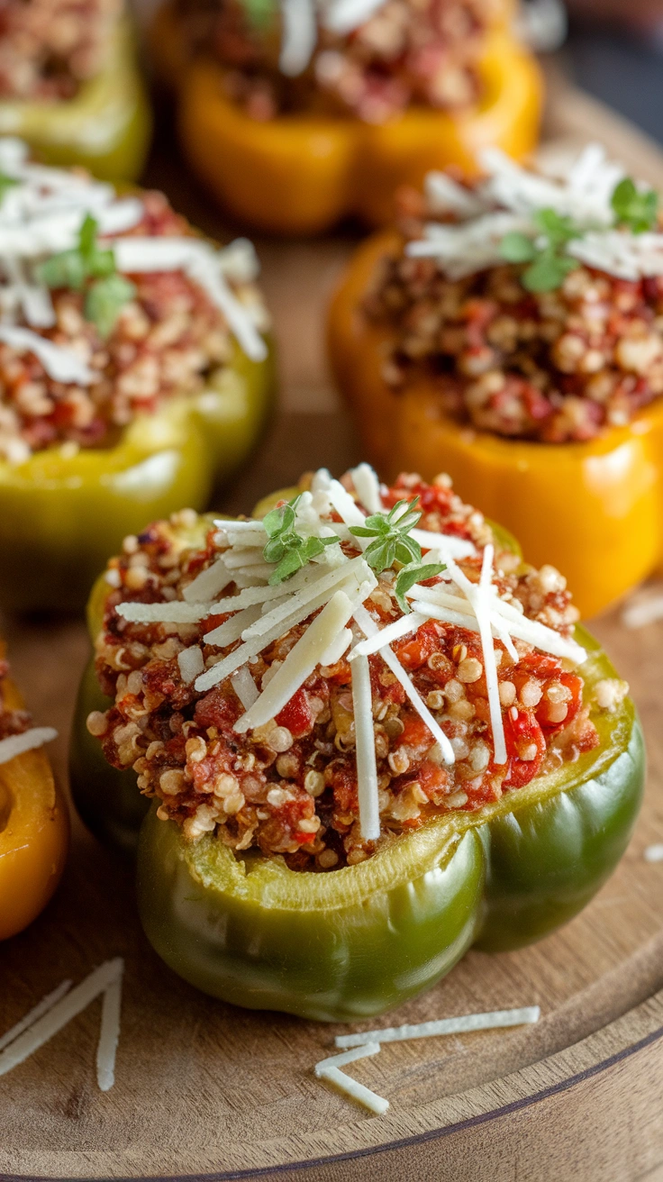 Quinoa Stuffed Bell Peppers