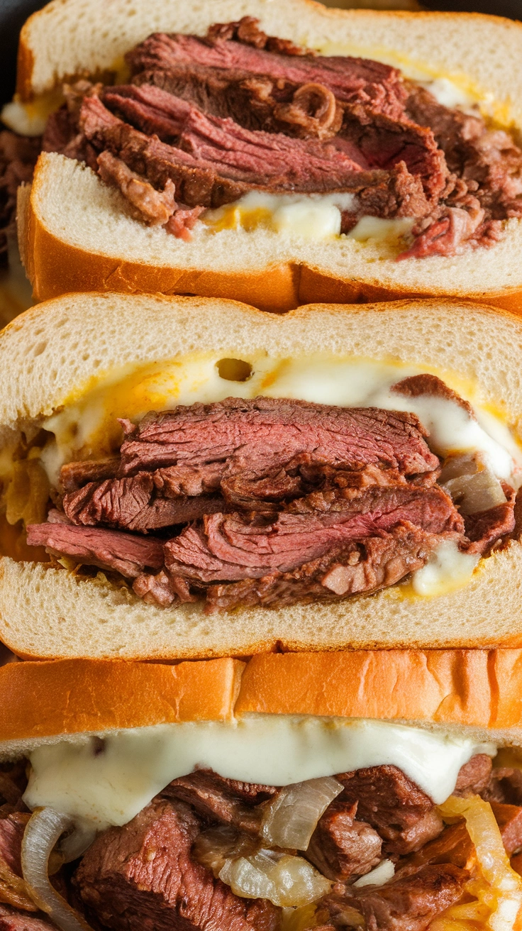 Slow Cooker French Dip Sandwiches