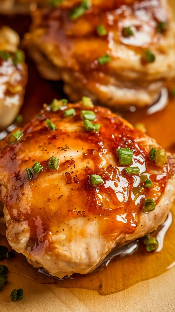 Slow Cooker Honey Garlic Chicken Thighs