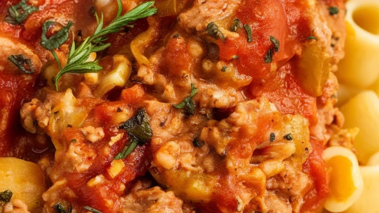 Slow Cooker Turkey Bolognese - Featured