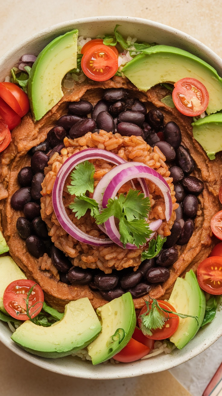 Smoky Black Bean and Rice Burrito Bowls