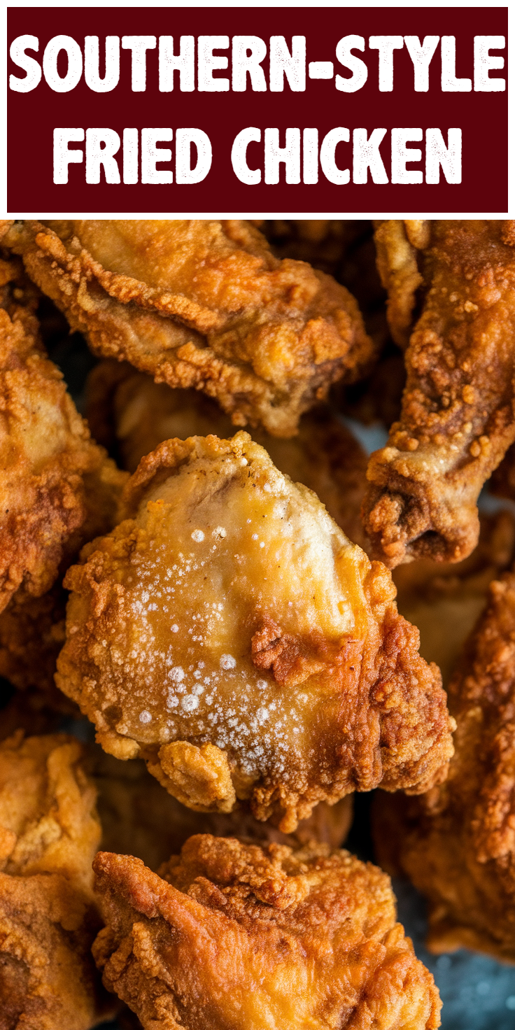 Pinterest Pin for Southern-Style Fried Chicken