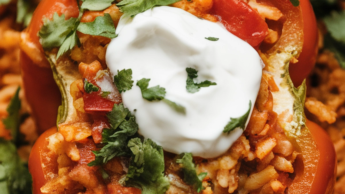 Stuffed Bell Peppers Supreme - Featured