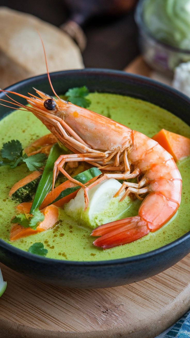 Thai Green Curry with Shrimp