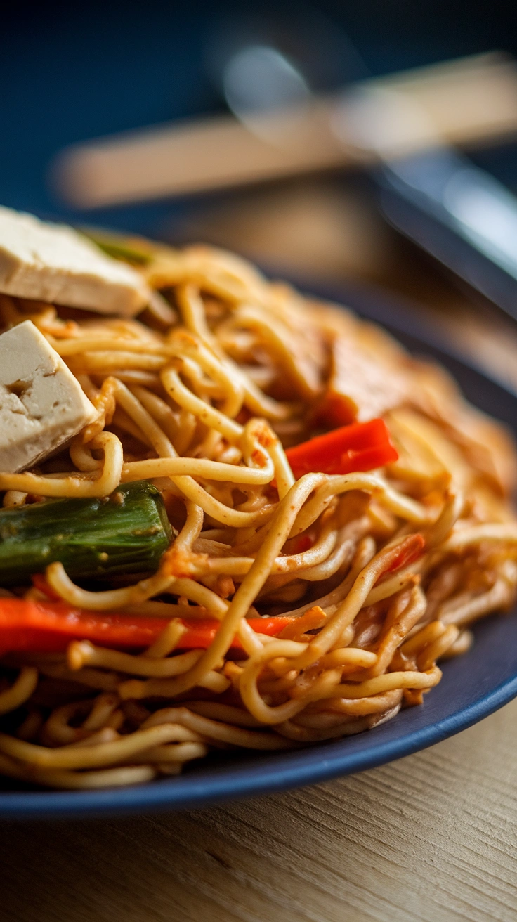 Tofu and Vegetable Lo Mein