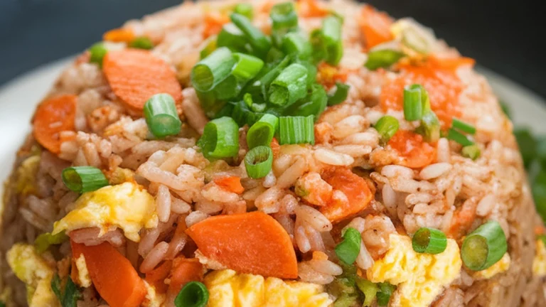 Vegetable Fried Rice with Eggs - Featured