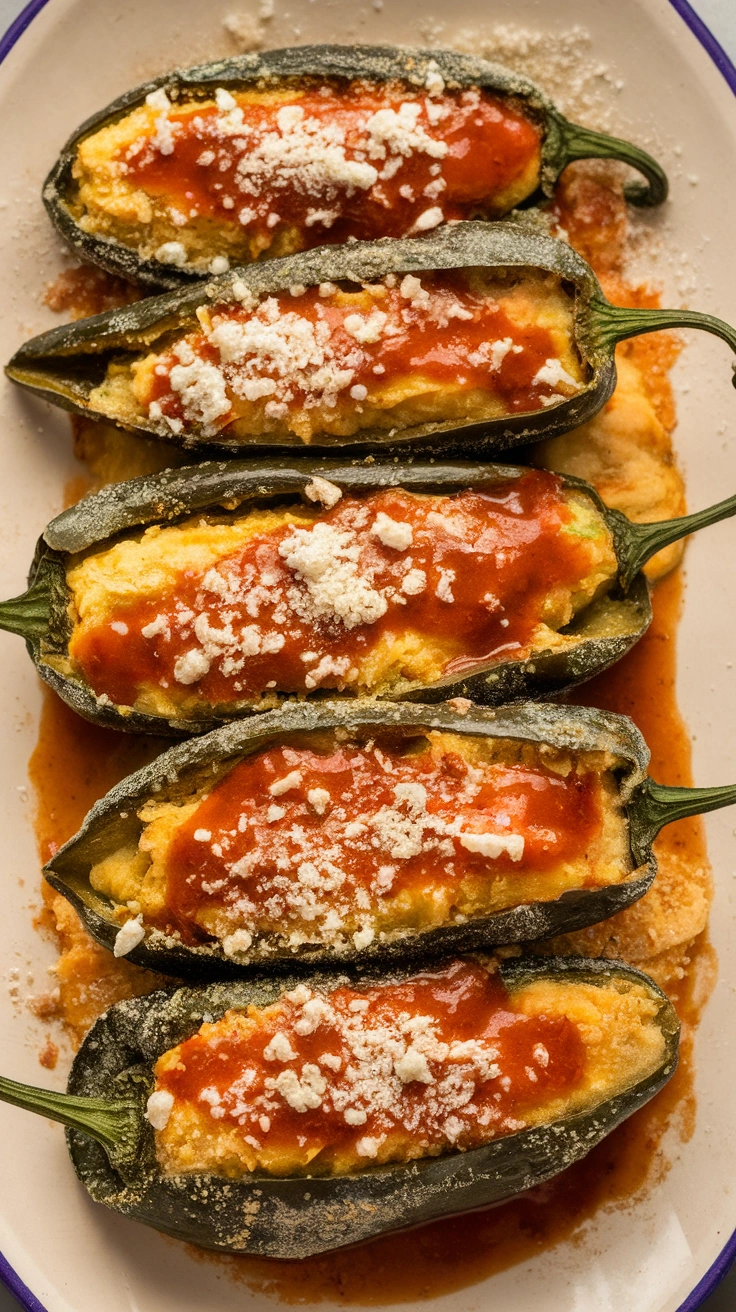 Vegetarian Chiles Rellenos