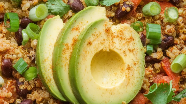 Vegetarian Mexican Quinoa Skillet - Featured
