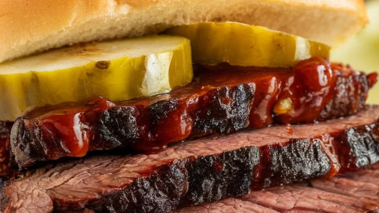 Barbecue Beef Brisket Sandwiches - Featured